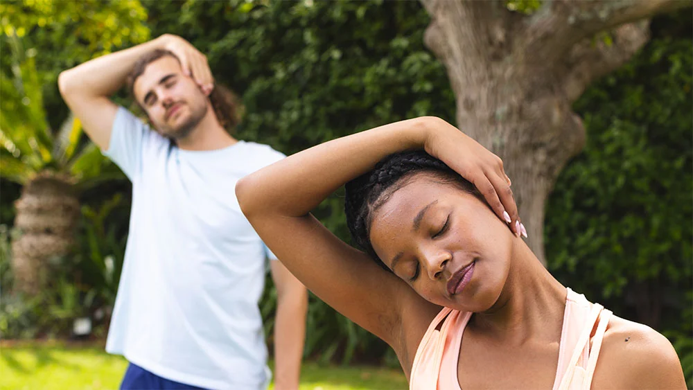 حرکات کششی و تحرکی  برای دیسک گردن