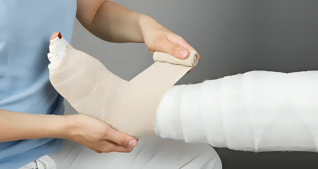 بانداژ لنف ادم | انواع و نحوه انجام آن