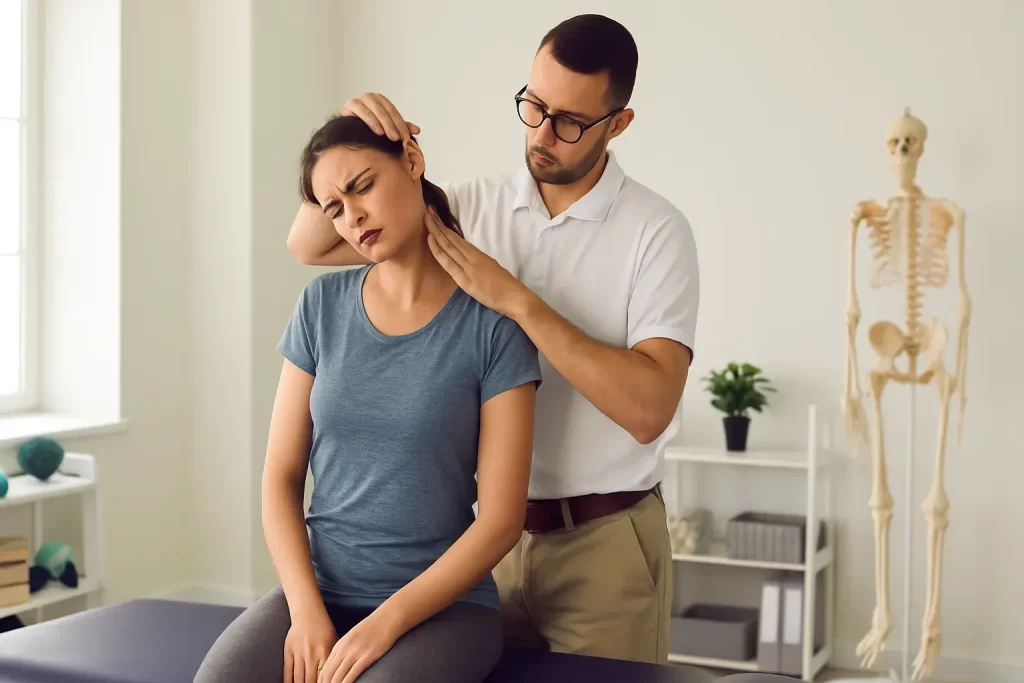 همه چیز درباره فیزیوتراپی دیسک گردن